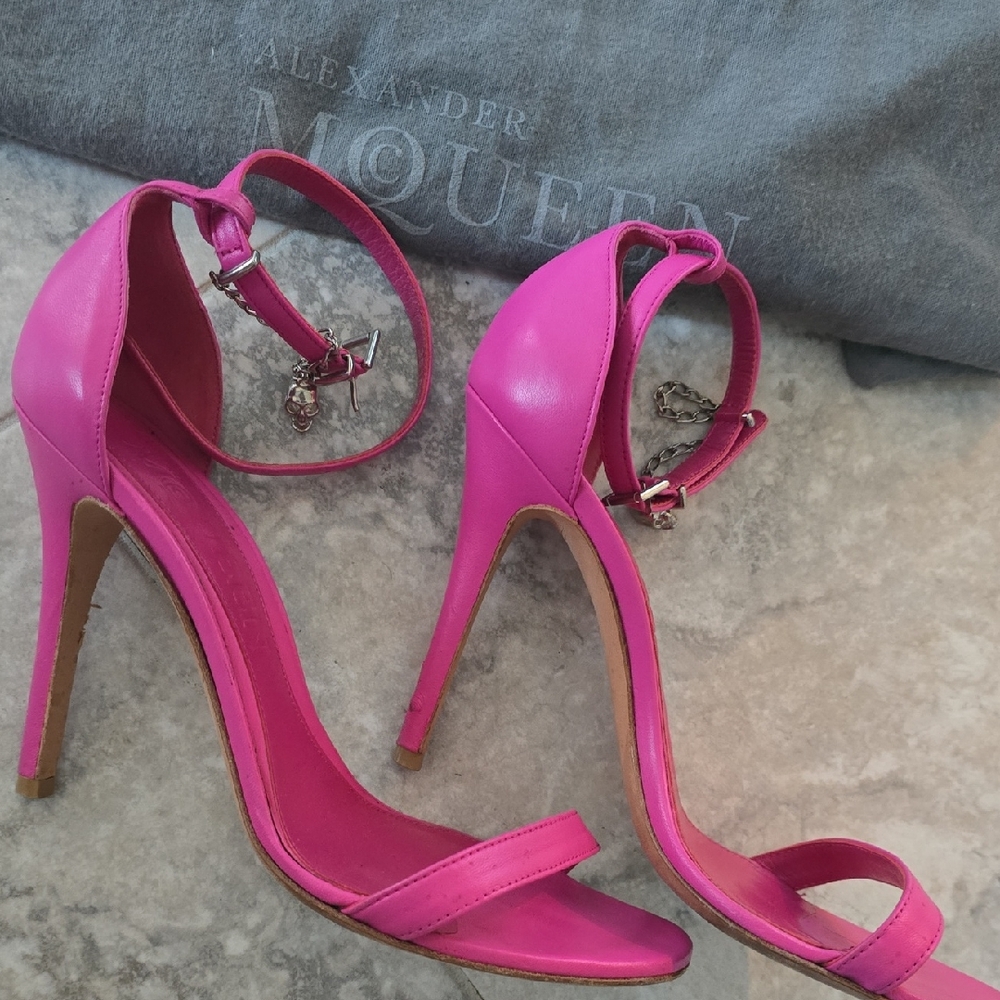 Alexander McQueen Vibrant Pink Heels